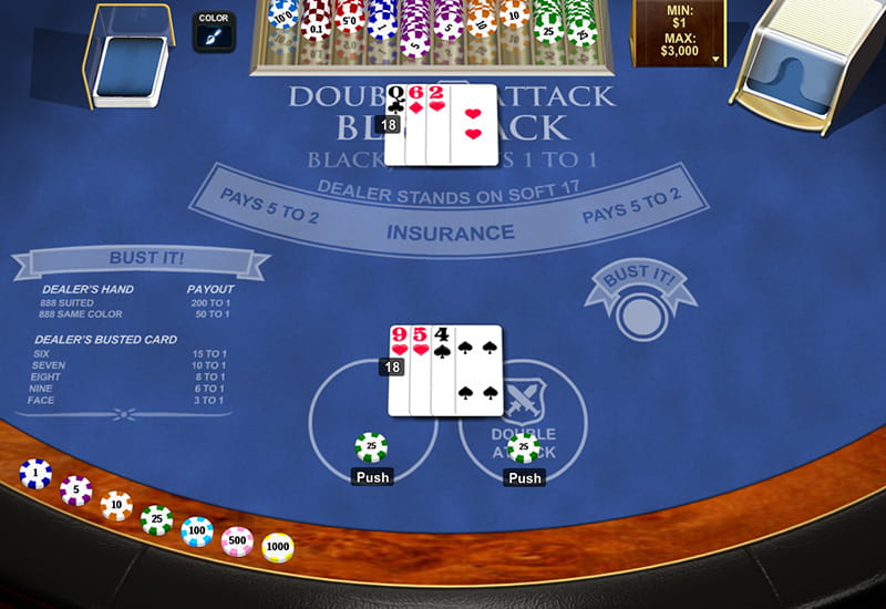 Double Attack Blackjack